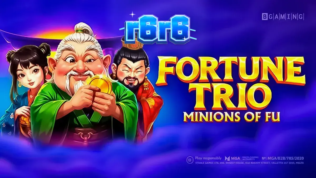 Tampilan visual slot Fortune Trio: Minions of Fu dengan simbol Asia yang ikonik